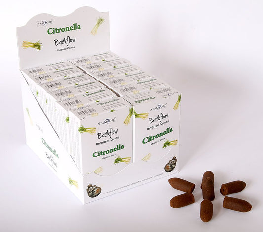 Citronella Back Flow Incense Cones