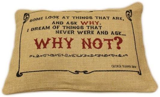 Washed Jute Cover 38x25cm - Why Not?