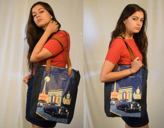 Vintage Travel Bag - Paris