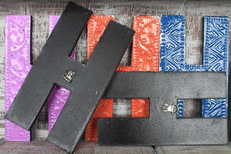 Letter "H" - Assorted Colours - 15cm