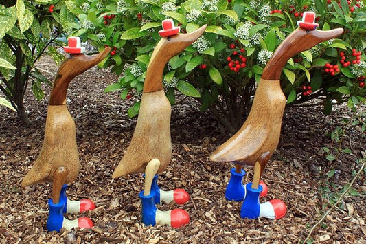 Medium French Bamboo Duck - 30cm