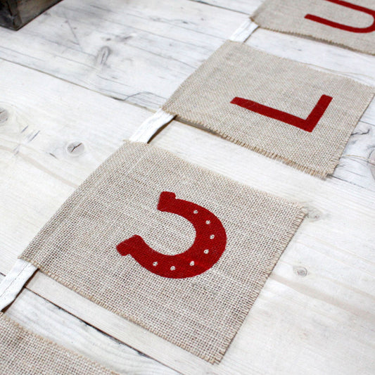 Natural Bunting - GOOD LUCK