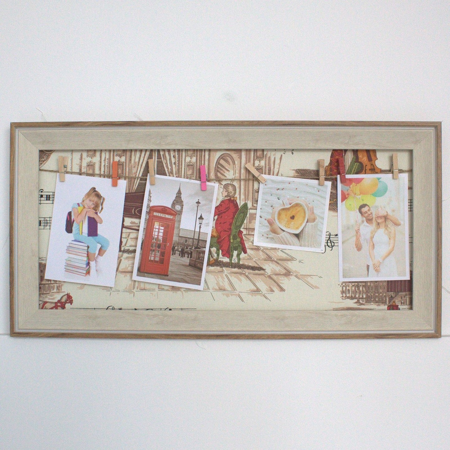 Small DIY Peg Photo Frames - Mozart