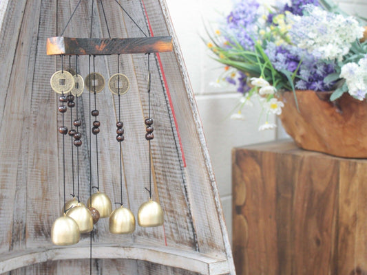 Feng Shui Chimes - Moon 6 Bells & Coins