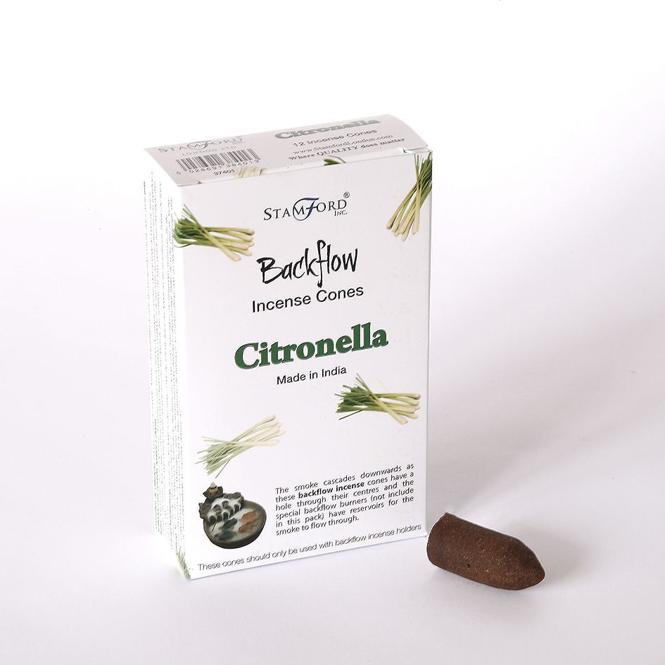 Citronella Back Flow Incense Cones