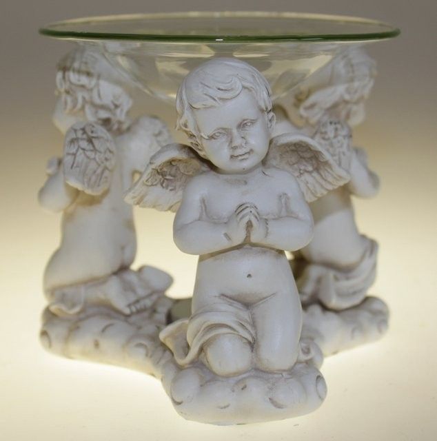 Cherubs Praying Oil Burner