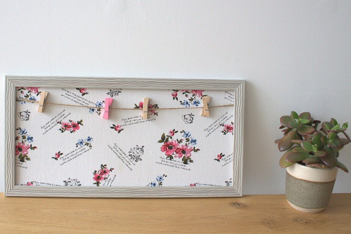 Mini DIY Peg Photo Frames - Assorted Floral