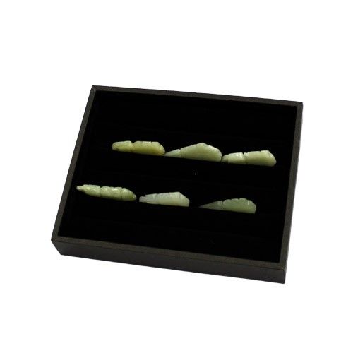 Black Small Ring Tray - 5 Grooves