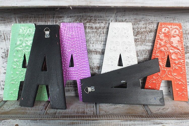 Letter "A" - Assorted Colours - 15cm