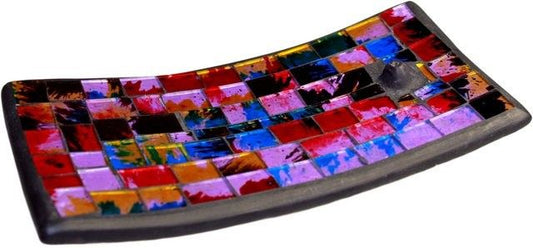 Mosaic Incense Plate - Purple Haze