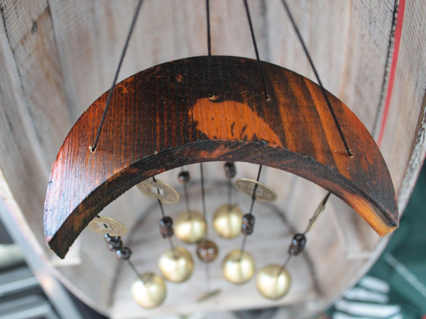Feng Shui Chimes - Moon 6 Bells & Coins