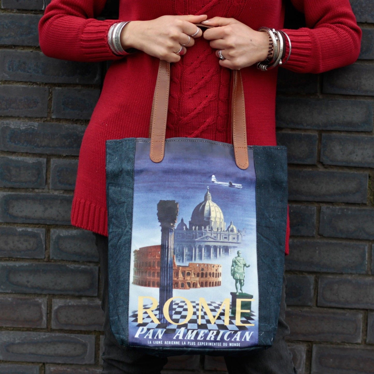 Vintage Travel Bag - Rome