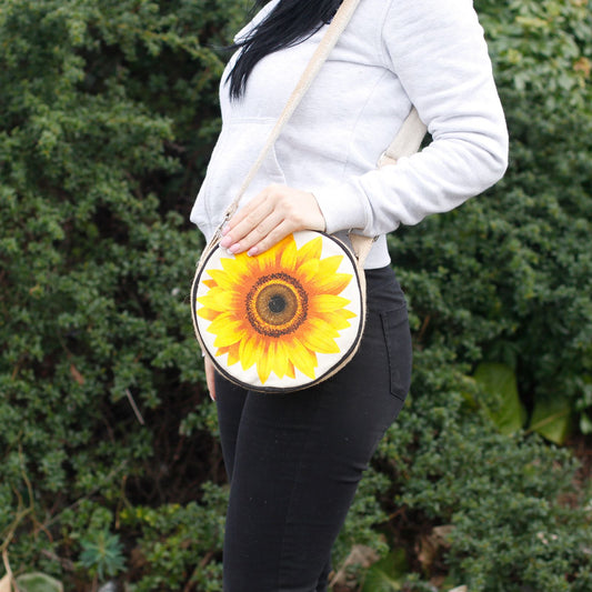 Eco Round Bags - Sunflower