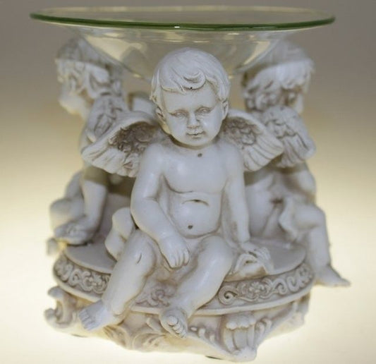 Cherub Watching Oil Burner