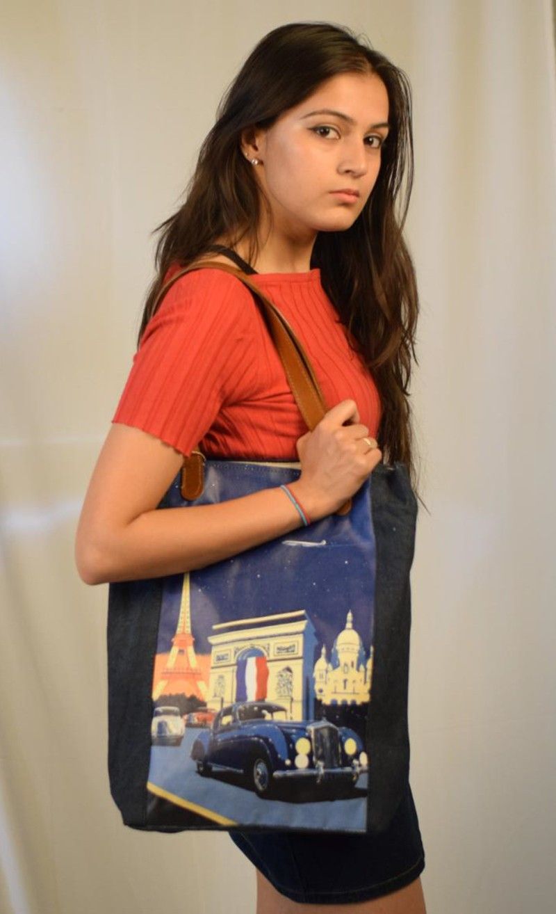 Vintage Travel Bag - Paris