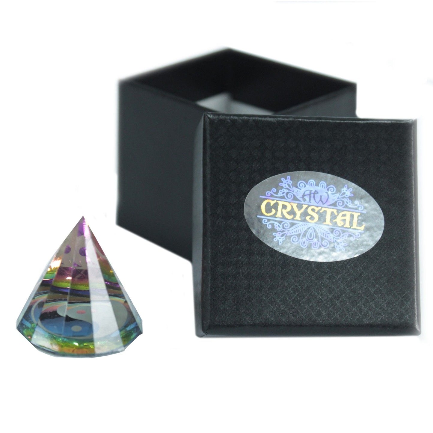 12 sided YinYang  Pyramid 40 mm
