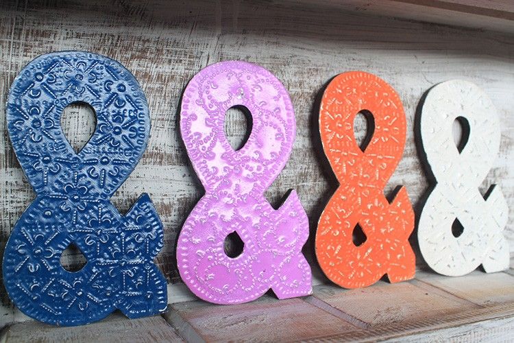 Symbol "&" - Assorted Colours - 15cm