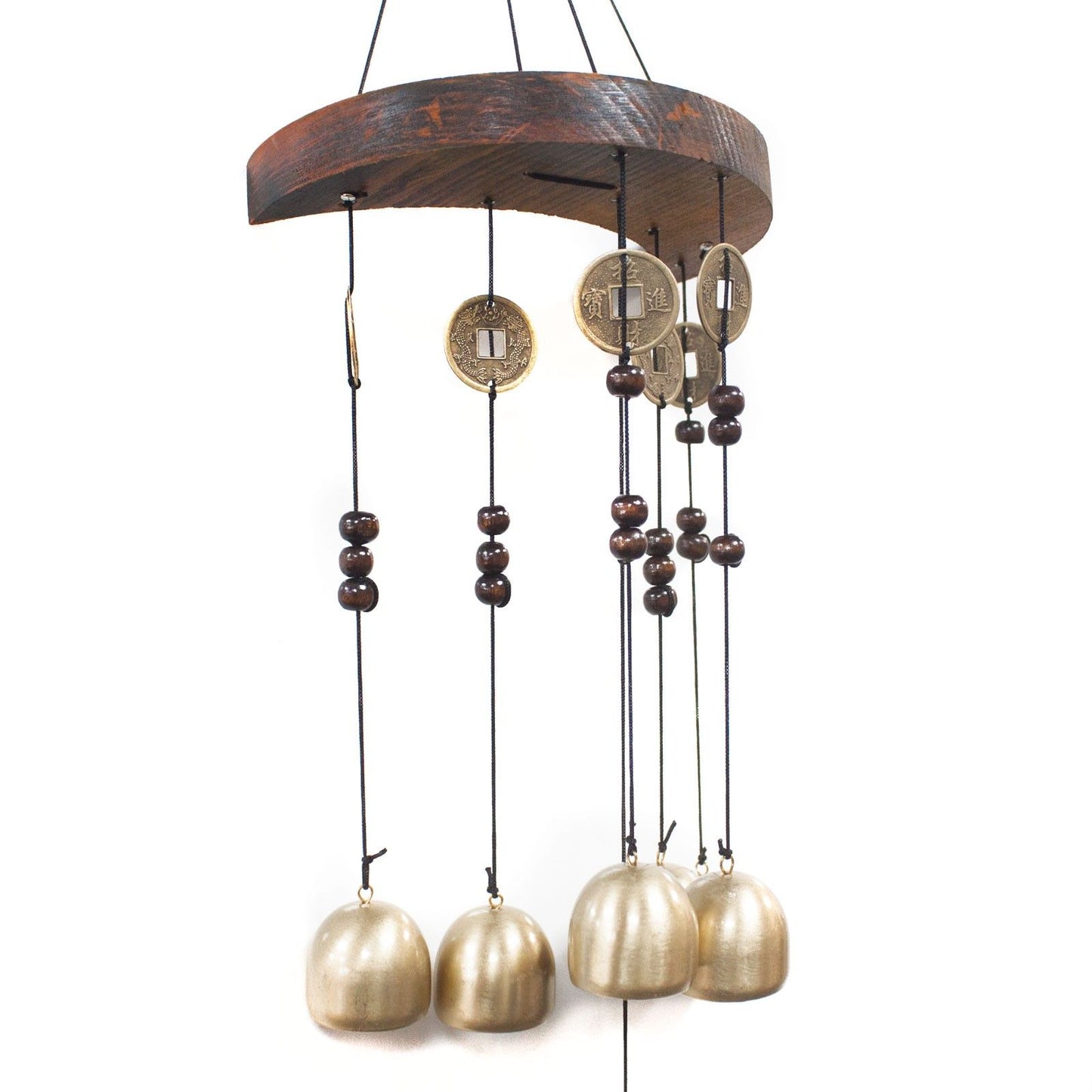 Feng Shui Chimes - Moon 6 Bells & Coins