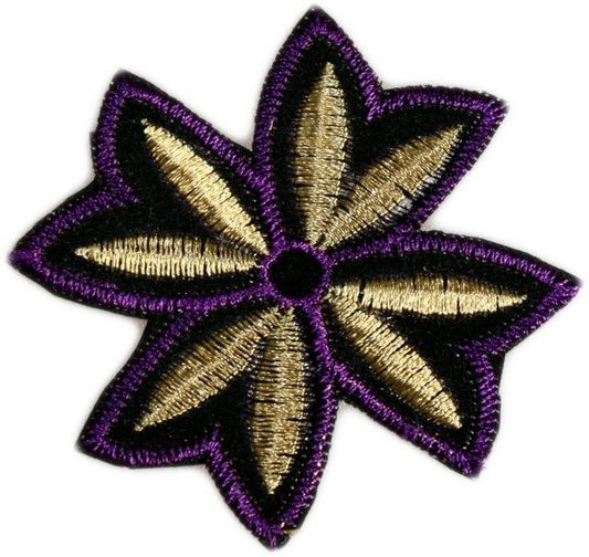 Purple & Gold Motif - aprx 50 pieces