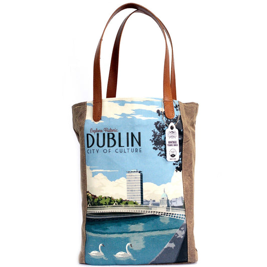 Vintage Travel Bag - Dublin