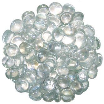 Glass Pebbles- just clear  (5Kg) - Display Box