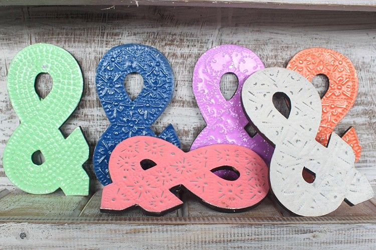 Symbol "&" - Assorted Colours - 15cm