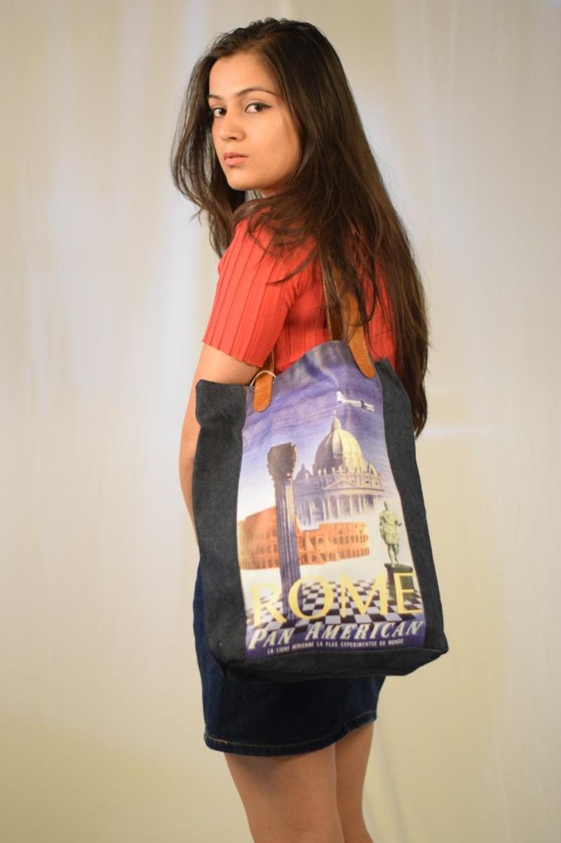 Vintage Travel Bag - Rome