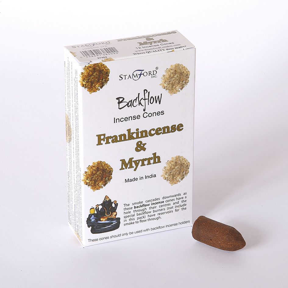 Frankincense & Myrrh Back Flow Incense Cones