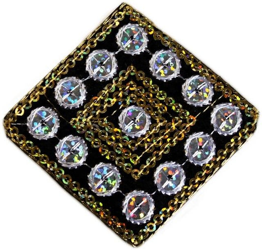 Silver & Gold Squares - aprx 40 pieces