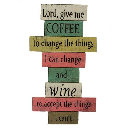 Rough Wooden Signs - Lord Give Me Coffee