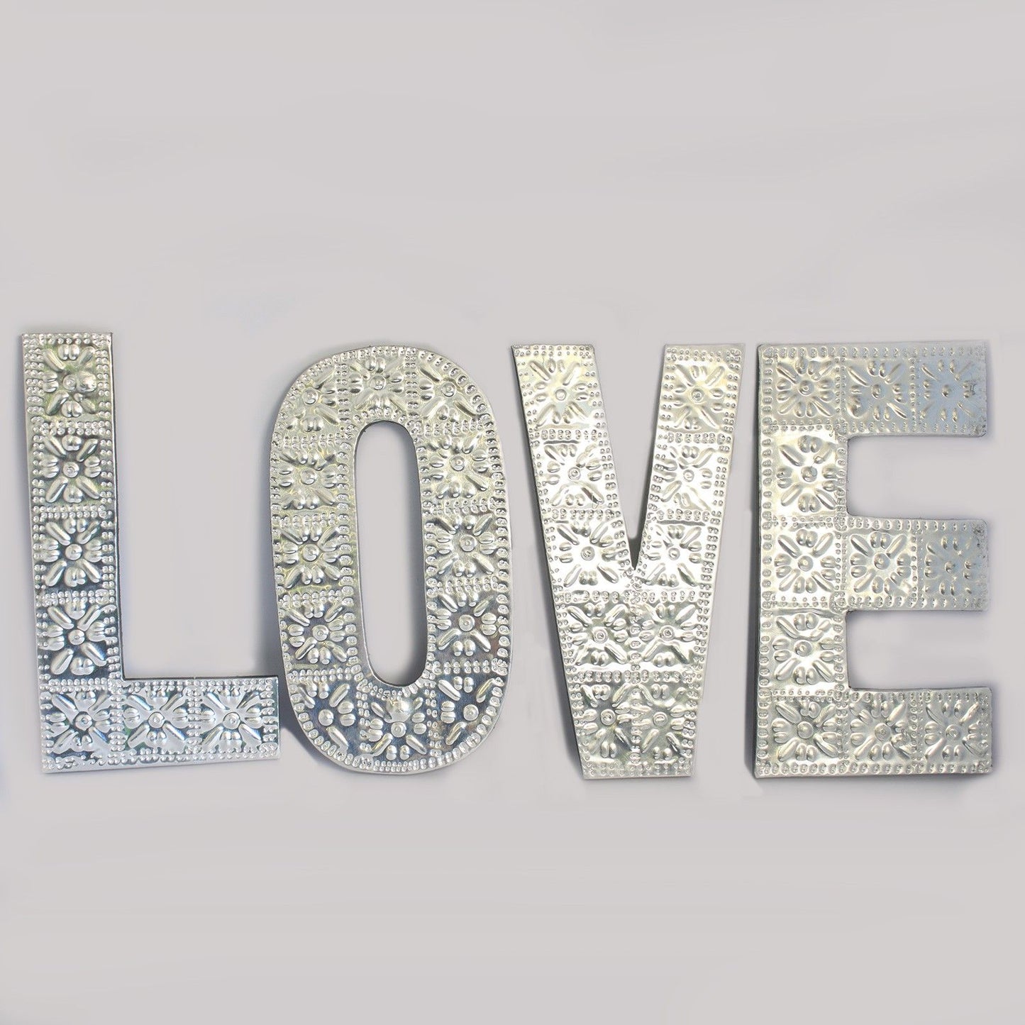 Lrg Arty Aluminum Letters - LOVE
