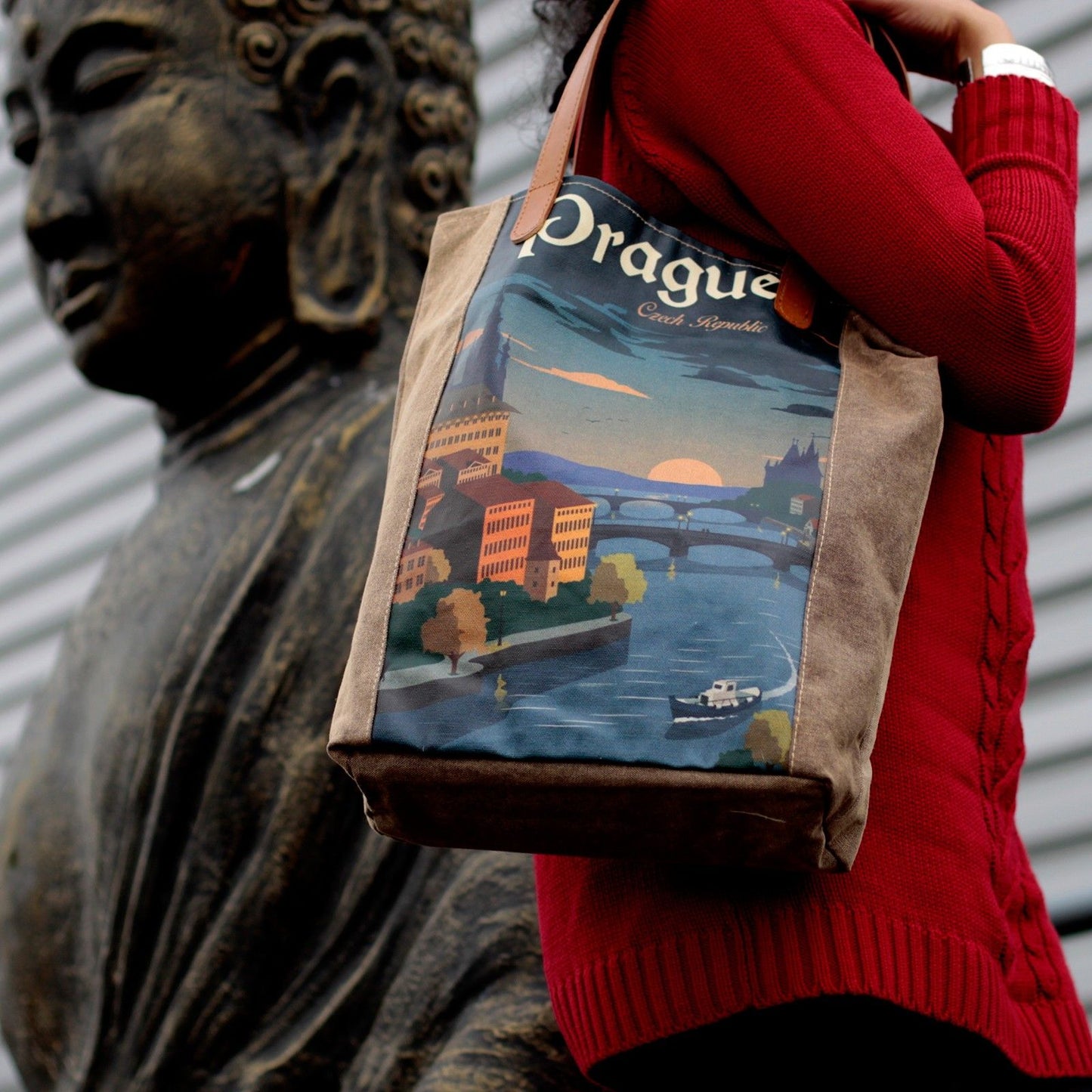 Vintage Travel Bag - Prague