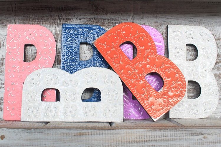 Letter "B" - Assorted Colours - 15cm