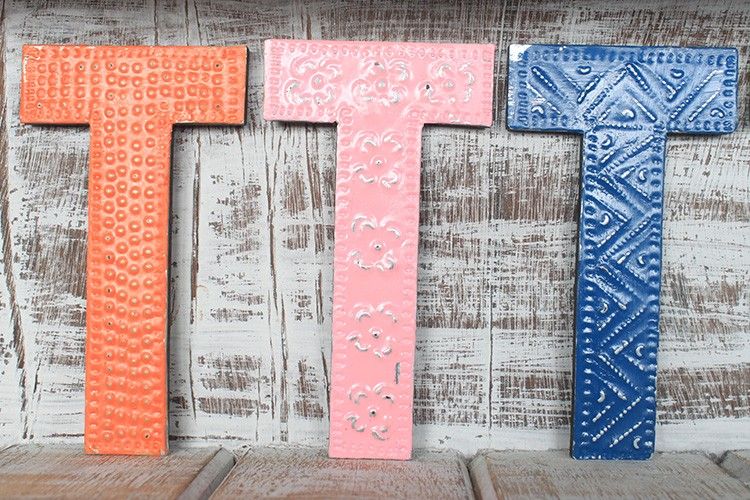 Letter "T" - Assorted Colours - 15cm