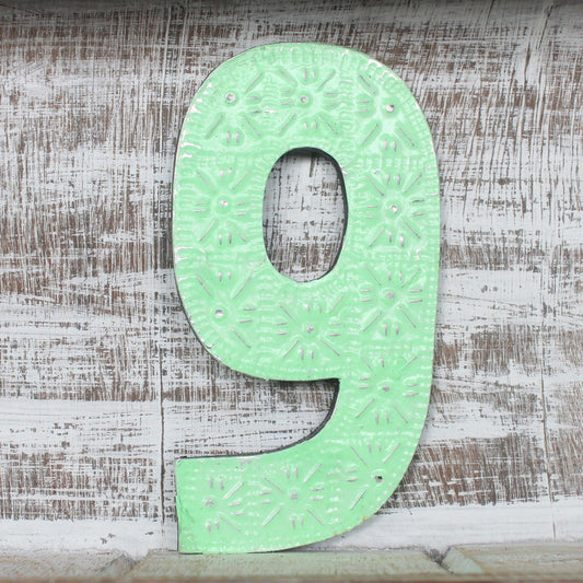 Number "9" - Assorted Colours - 15cm