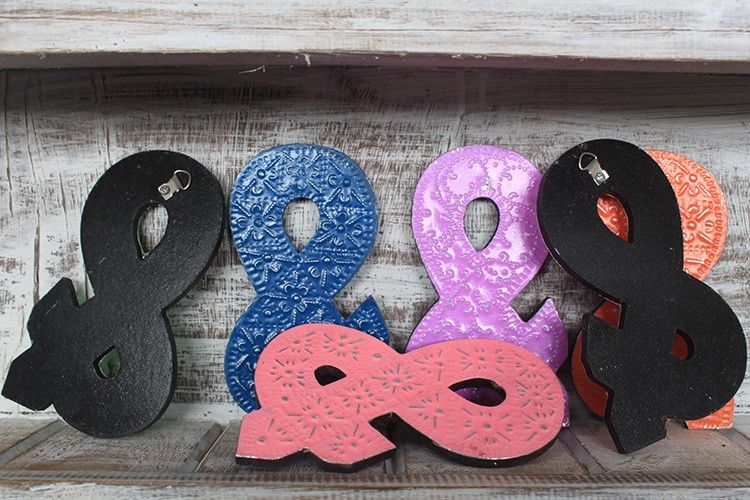 Symbol "&" - Assorted Colours - 15cm