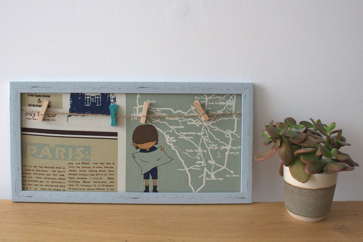 Mini DIY Peg Photo Frames - Assorted Places