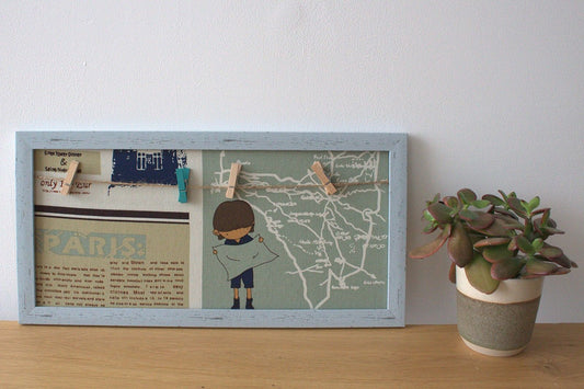 Mini DIY Peg Photo Frames - Assorted Places