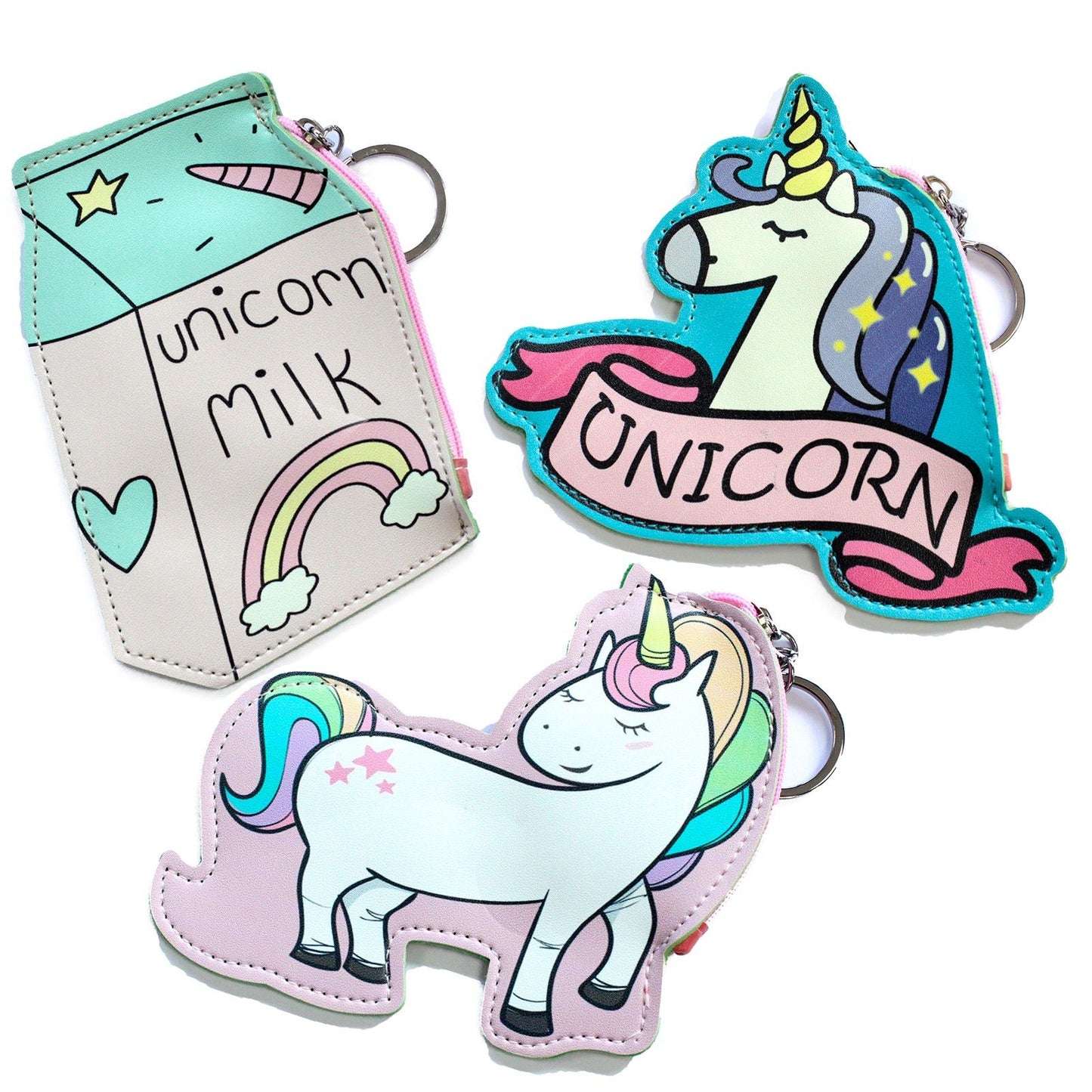 Fun Money Pouch (asst designs) - Unicorns