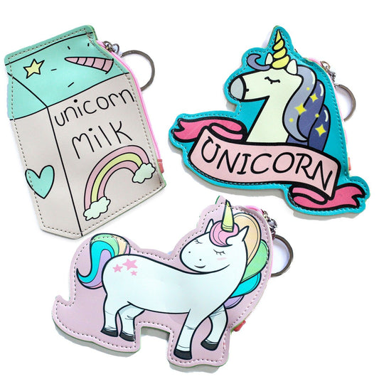Fun Money Pouch (asst designs) - Unicorns