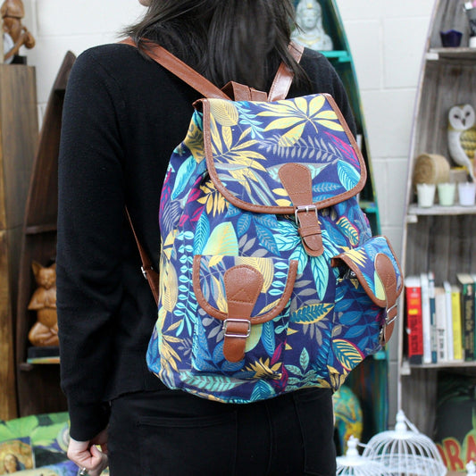 Jungle Bag - Big Backpack - Blue / Teal