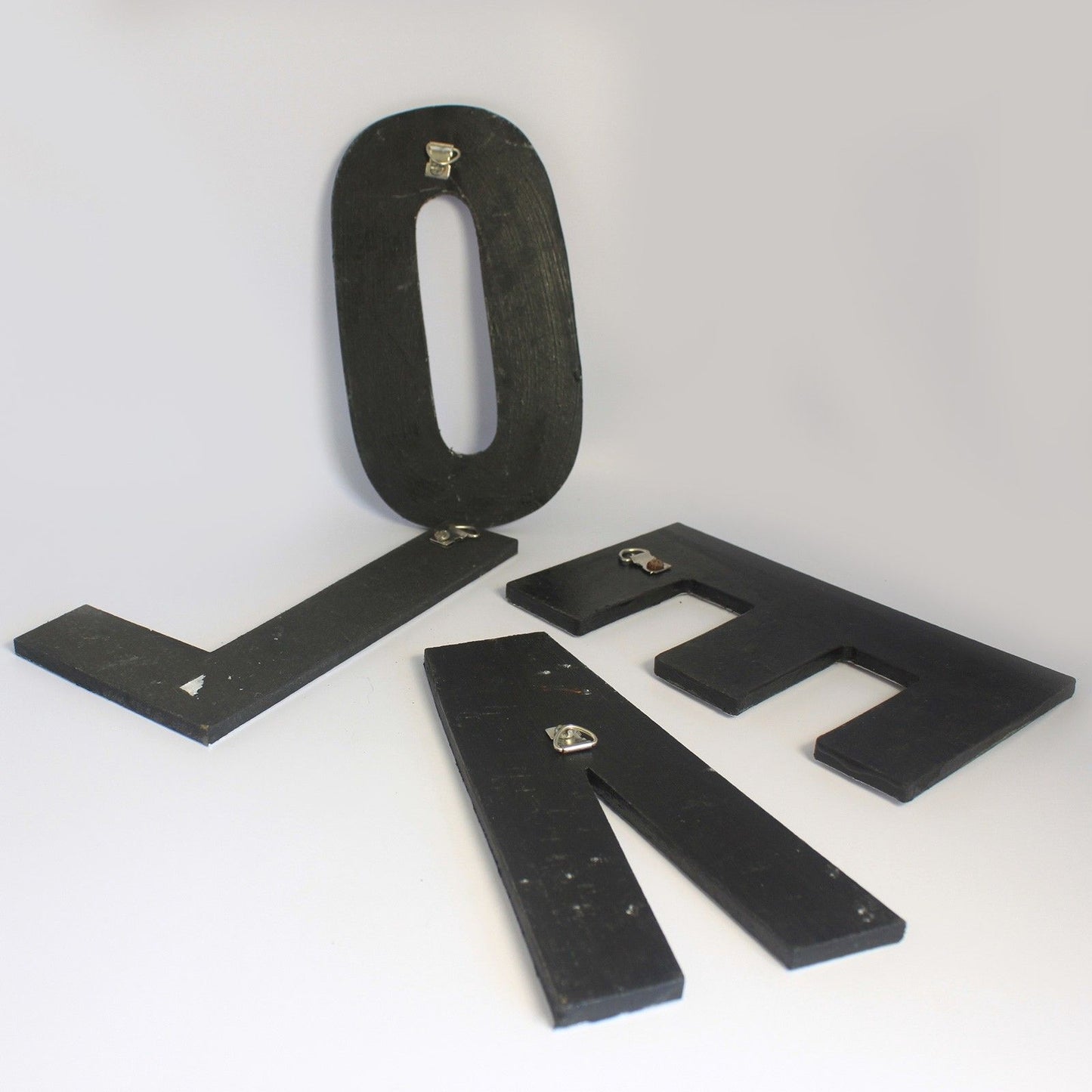 Lrg Arty Aluminum Letters - LOVE