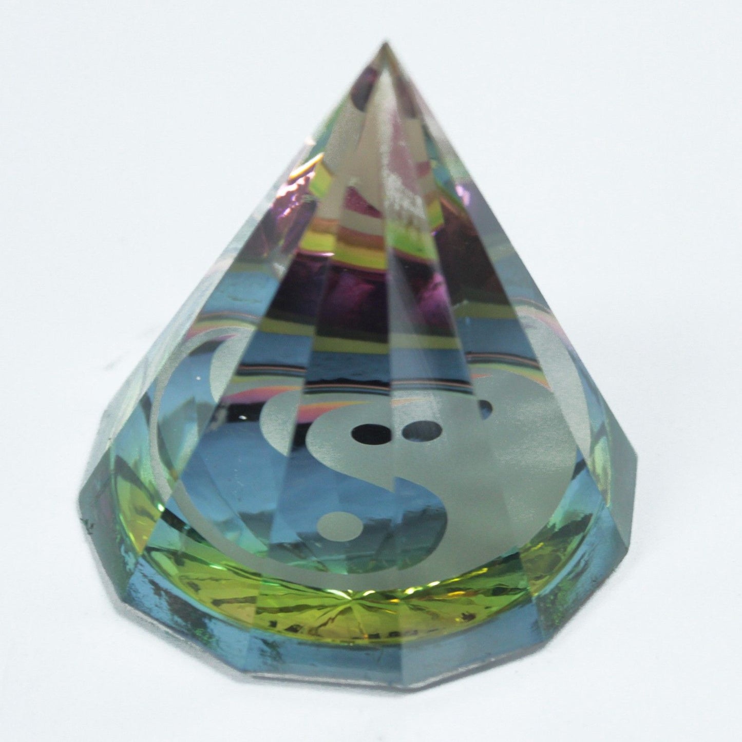 12 sided YinYang  Pyramid 60 mm