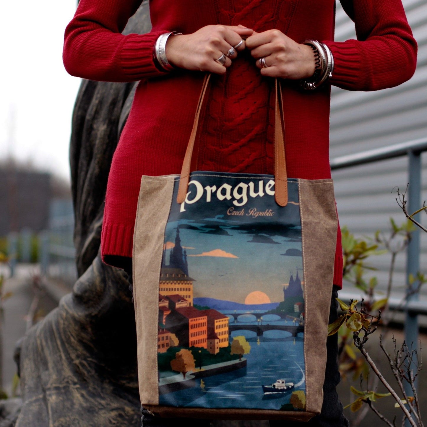 Vintage Travel Bag - Prague
