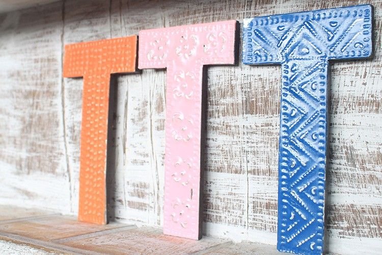 Letter "T" - Assorted Colours - 15cm