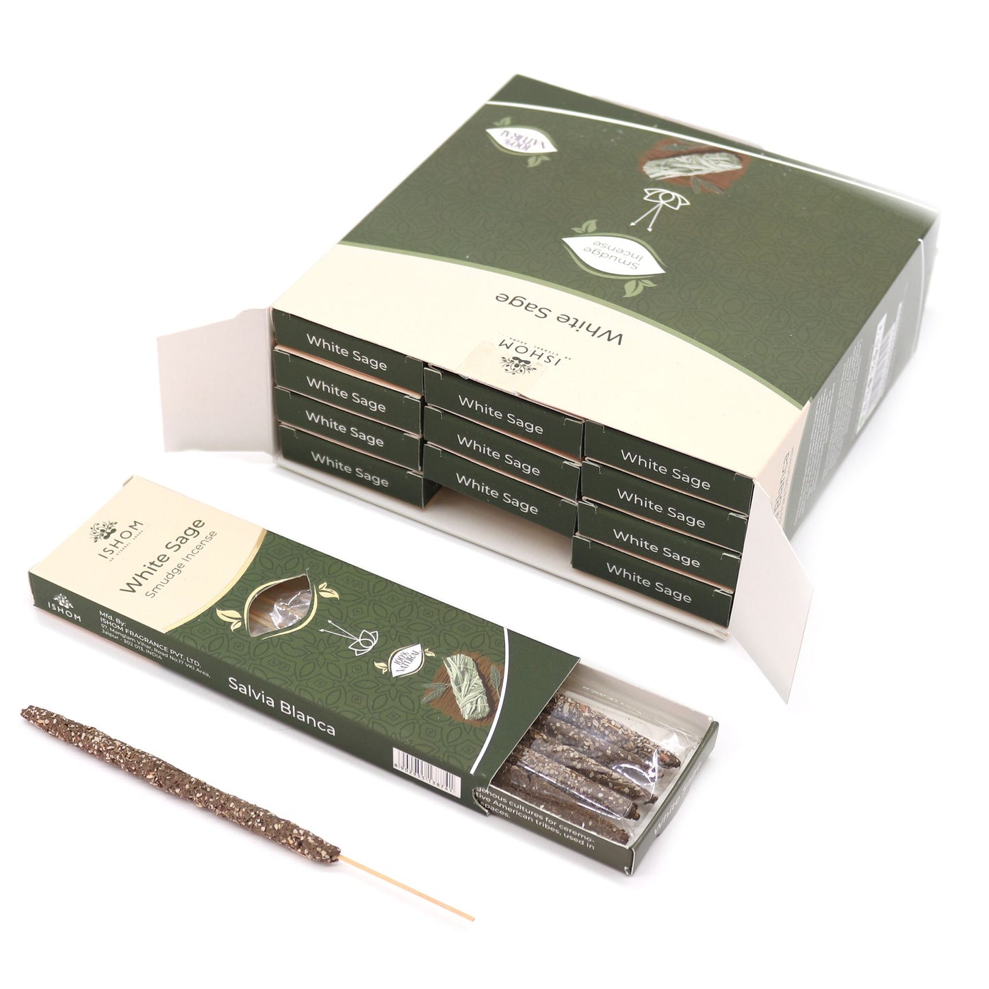 Ishom Smudge Incense - White Sage