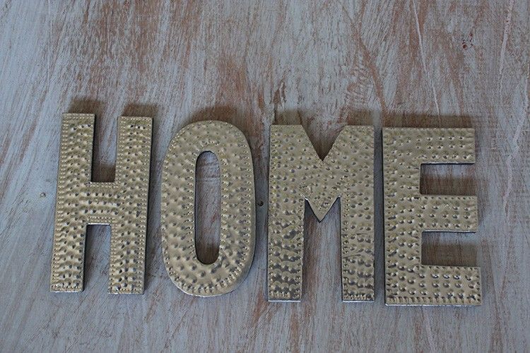 Lrg Arty Aluminum Letters - LOVE