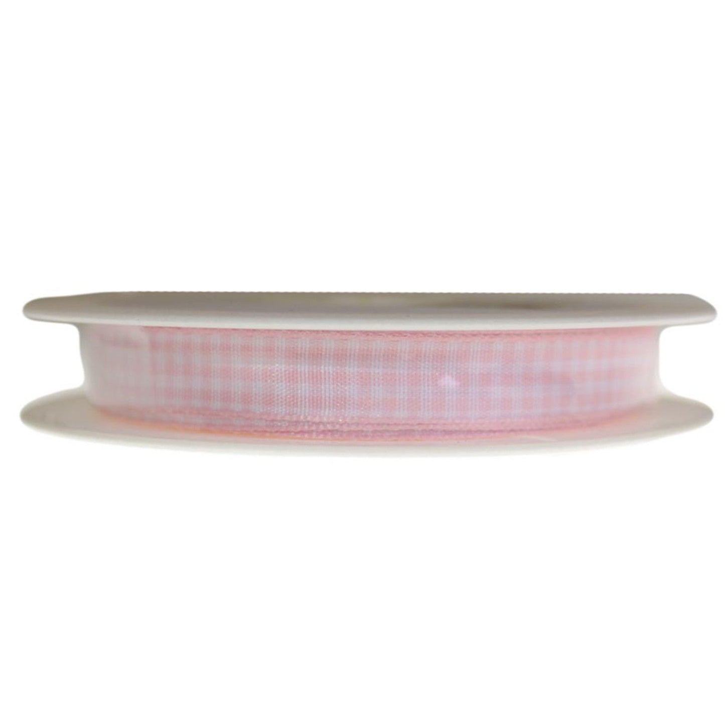 Gingham Ribbon - Baby Pink (310)