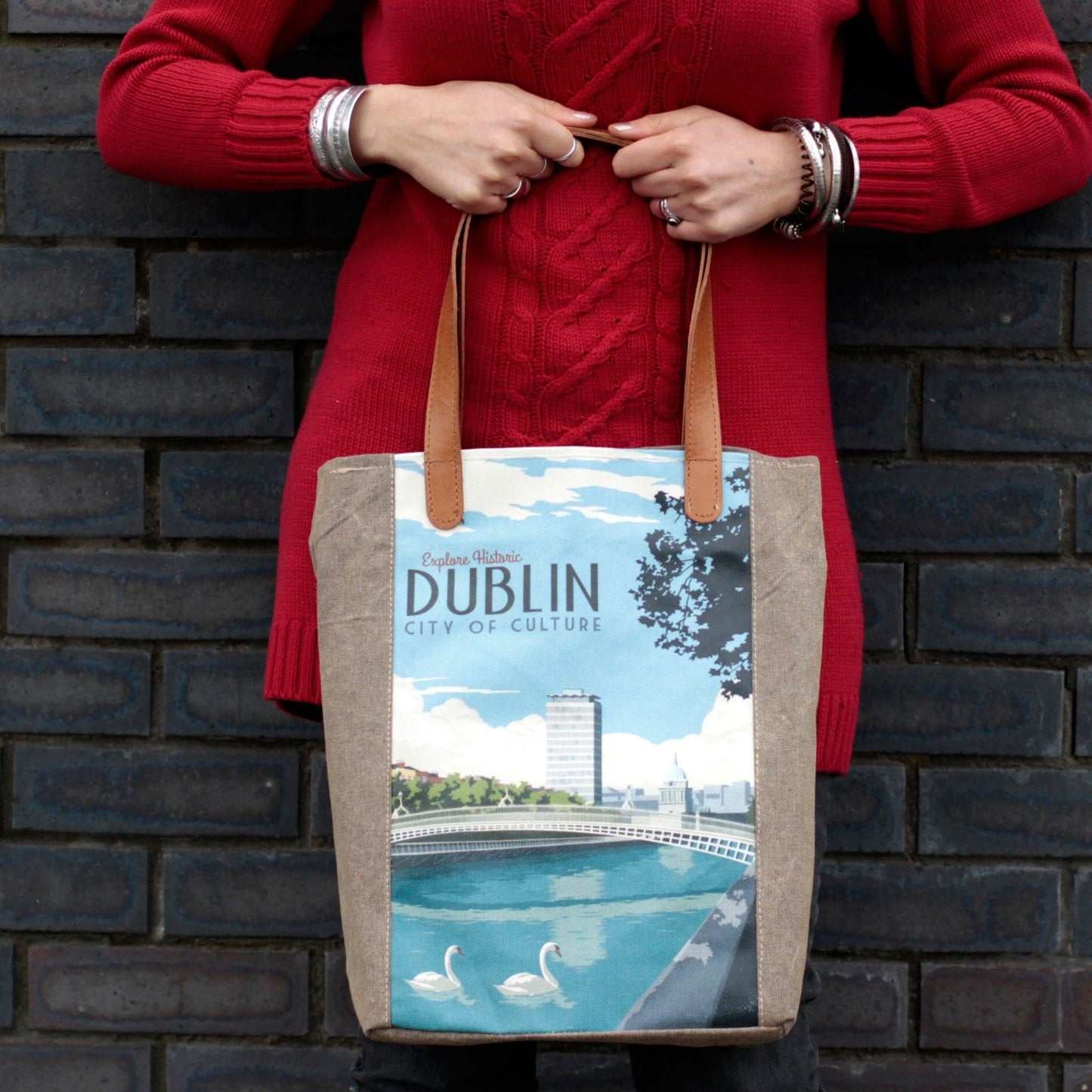 Vintage Travel Bag - Dublin