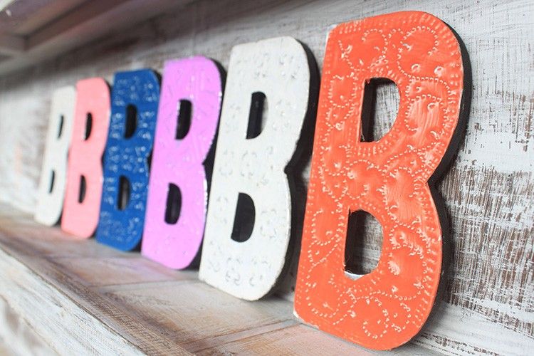 Letter "B" - Assorted Colours - 15cm